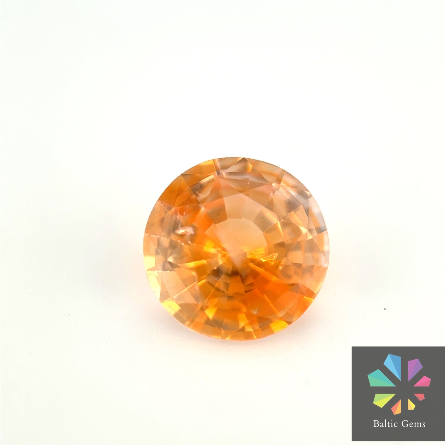 Orange Sapphire 0.90 ct