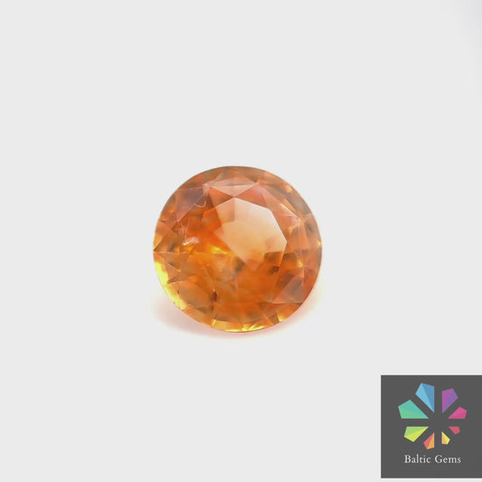 Orange Sapphire 0.90 ct